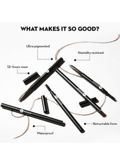 SUGAR Cosmetics Arch Arrival Brow Definer - 03 Woody Scooby Deep Brown  - Image 3