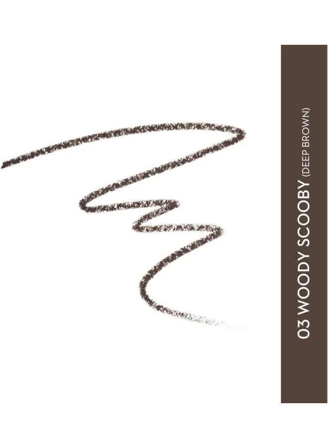 SUGAR Cosmetics Arch Arrival Brow Definer - 03 Woody Scooby Deep Brown