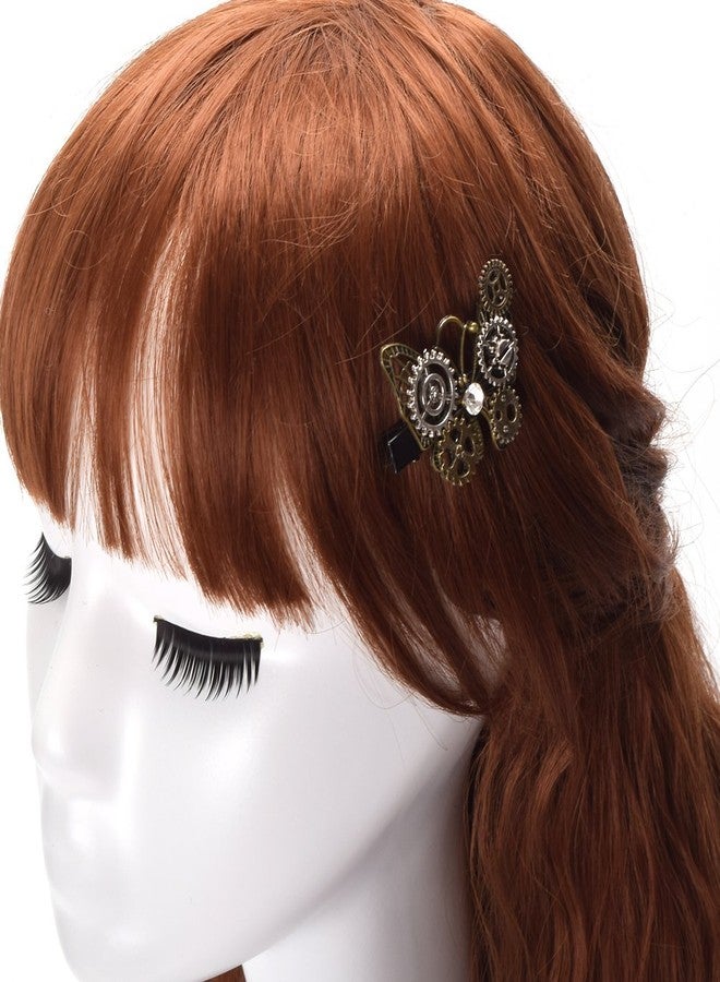BLESSUME Vintage Steampunk Hair Clip Punk Gothic Headwear (Style 4) - Image 2