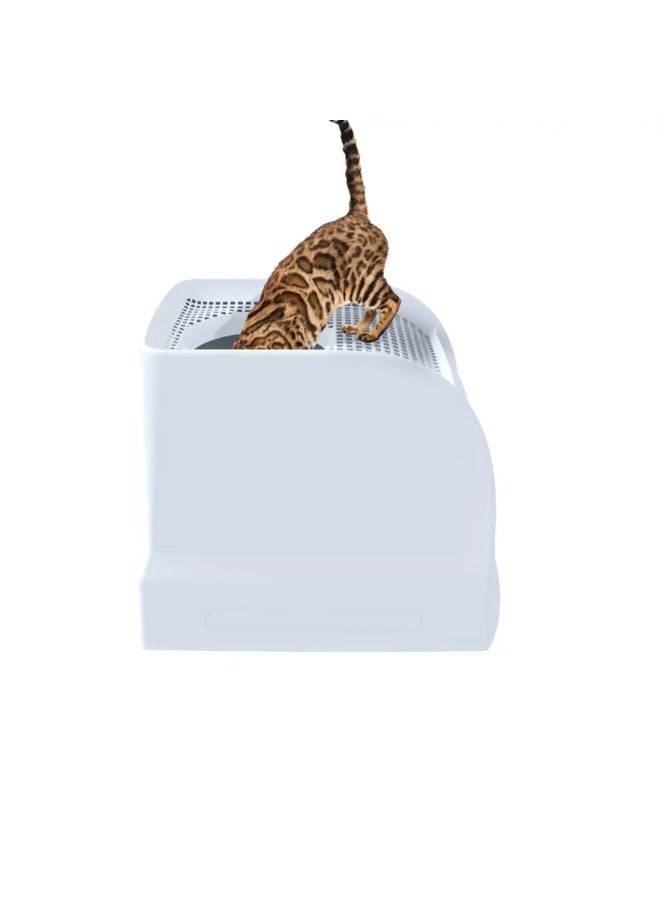 IMAC صندوق فضلات القطط IMAC FRIDA باللون الأزرق 40 × 56 × 43.5 سم - Image 2