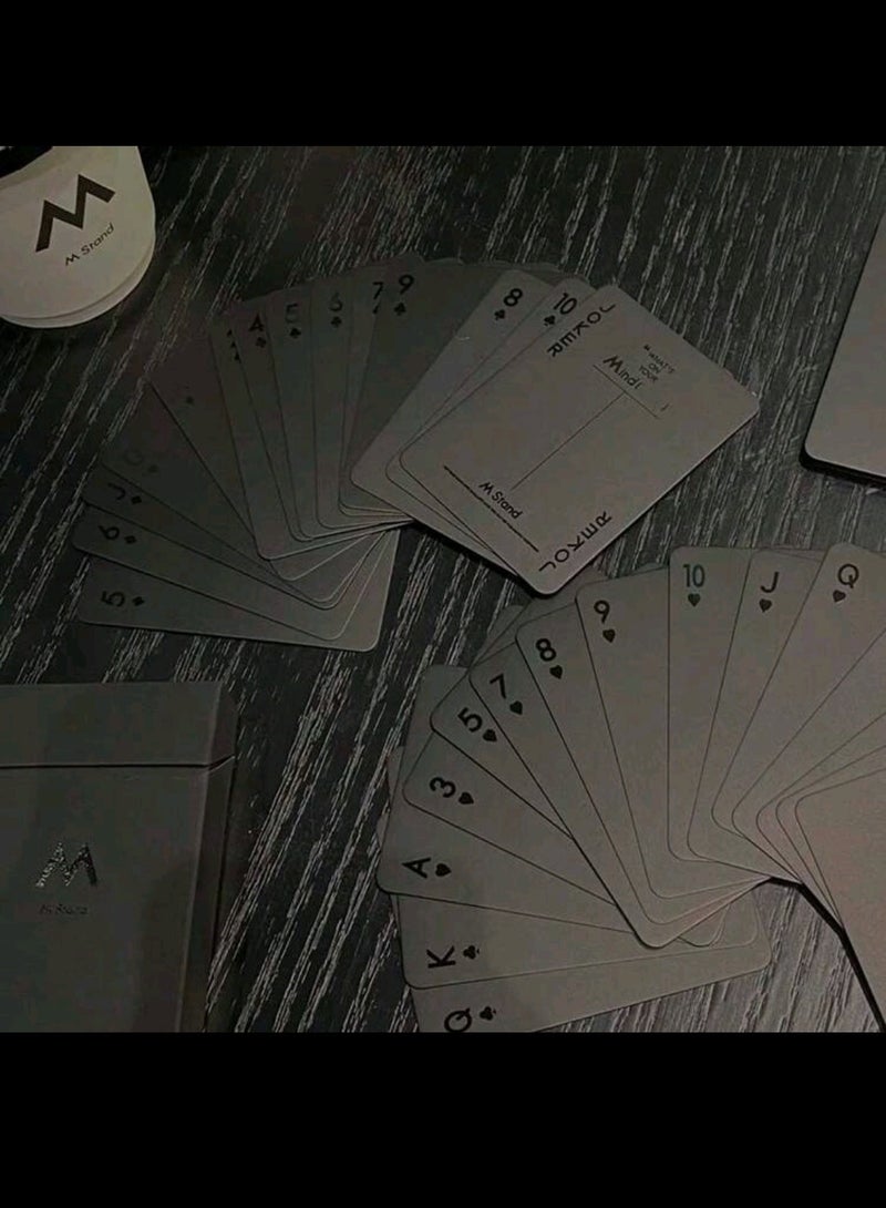 ستاند ورق لعب أسود مطفي فآخر - Image 1