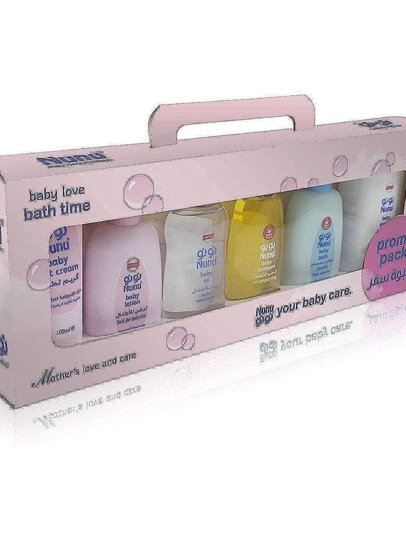 No nothing - Nunu Gift Set Baby Care Products, 100ml - Set of 5 - Image 1