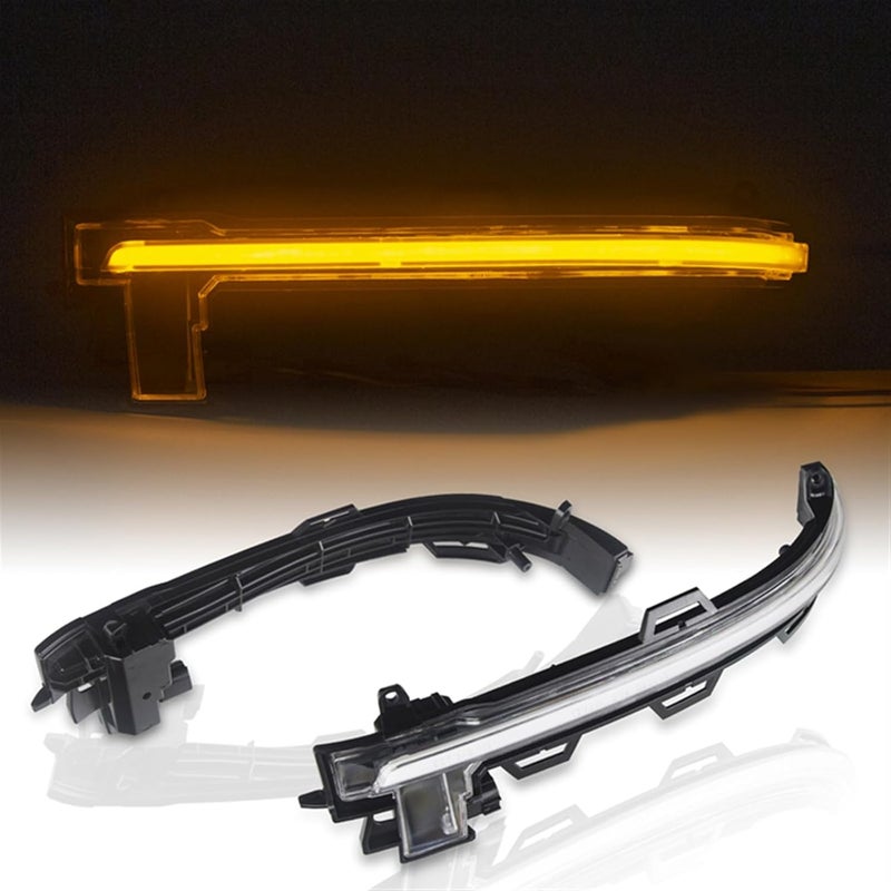 QASULER Dynamic Amber Side Mirror Indicator Lights for BMW - Image 3