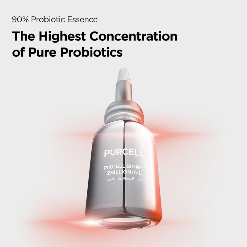 PURCELL Pixcell Biom 2B/mL Probiotic Essence Serum - Restores Skin Barrier with Bifida, Lactobacillus Ferment Lysate, Korean Probiotic Drops for acne prone skin and sensitive skin (30ml, 1.01 Fl Oz.) - Image 2