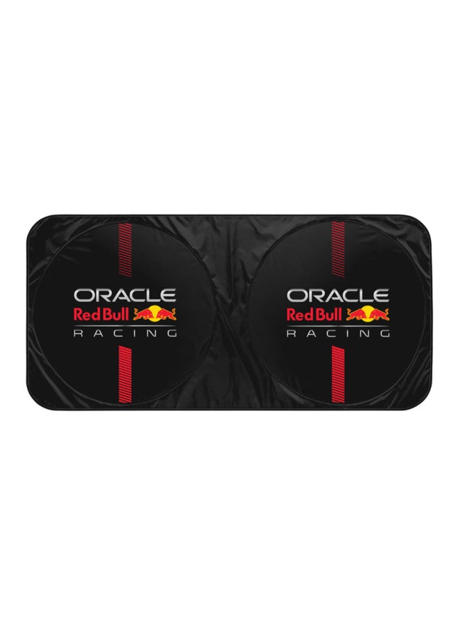 ريد بول أوراكل ريسينغ طقم واقي شمس سيارة 3 قطع بمقاس عالمي أسود وأحمر 28 × 5 × 29 سم RBSS3P001 - Image 3