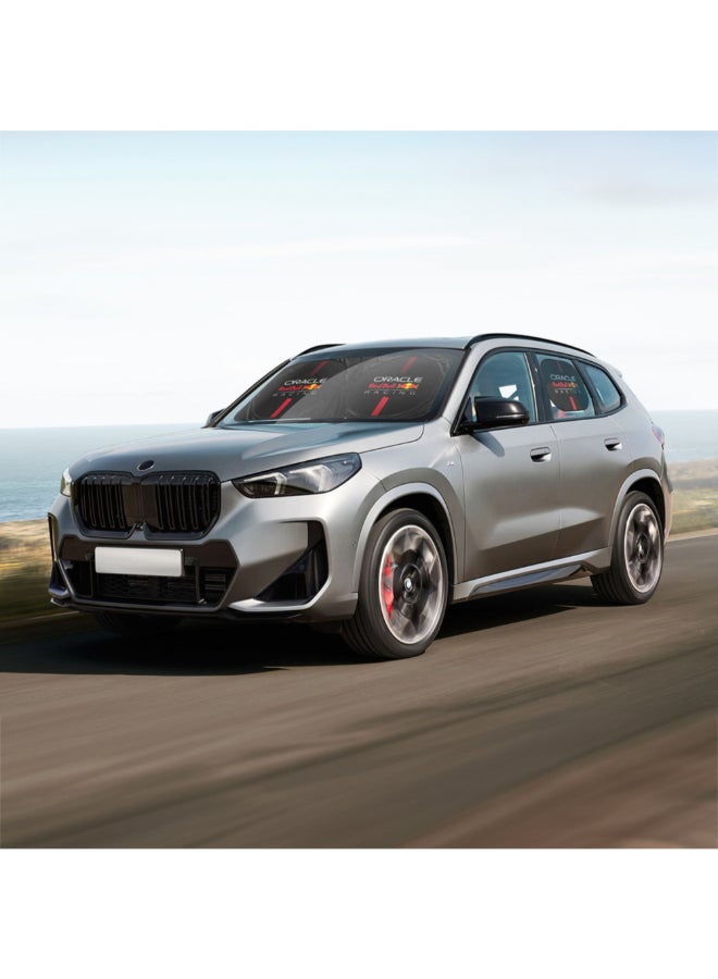 ريد بول أوراكل ريسينغ طقم واقي شمس سيارة 3 قطع بمقاس عالمي أسود وأحمر 28 × 5 × 29 سم RBSS3P001 - Image 5