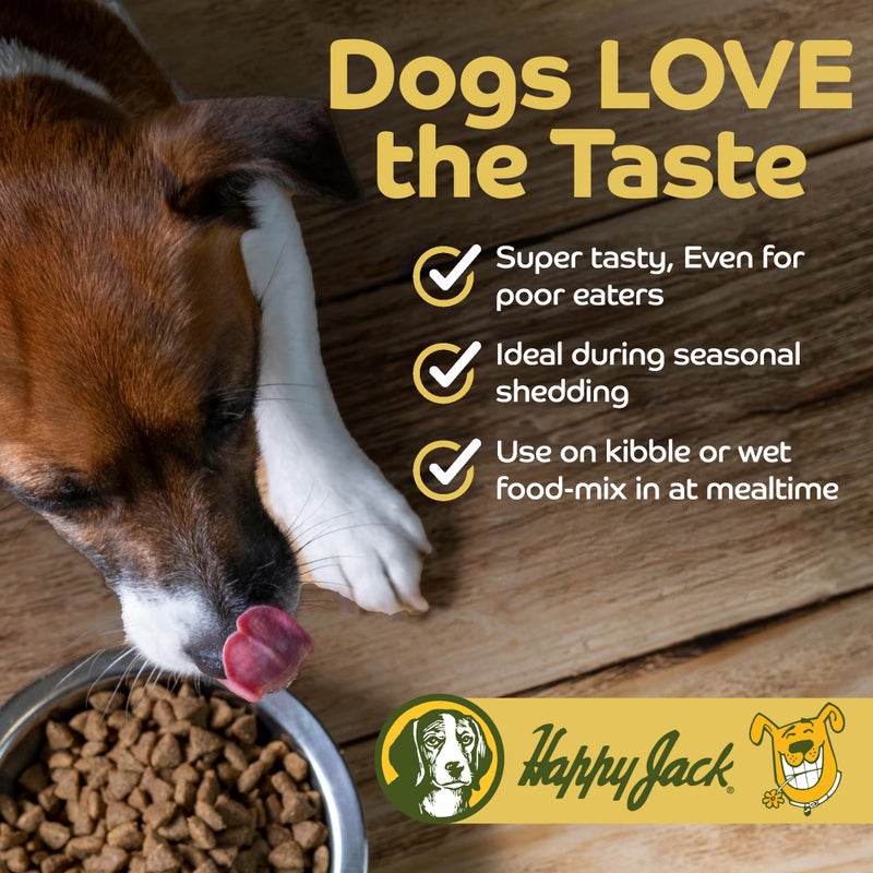 Happy Jack Cod Liver Fish Oil for Dogs Skin and Coat Supplement, Brain, Eyes, Bones, Hip, Joint, Heart & Immune System Health, Energy Booster (16 oz), Omega 3 with EPA & DHA, Vitamin A & D - Image 4