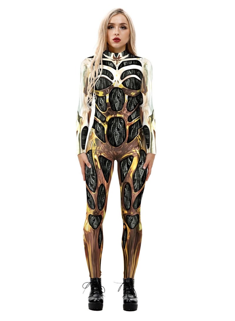 High Quality Unisex Funny 3D Printing Bodysuit Jumpsuit And Women Rompers Cosplay  Costumes - Image 3