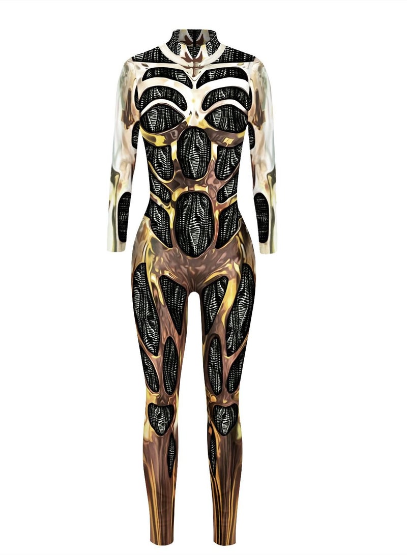 High Quality Unisex Funny 3D Printing Bodysuit Jumpsuit And Women Rompers Cosplay  Costumes - Image 1