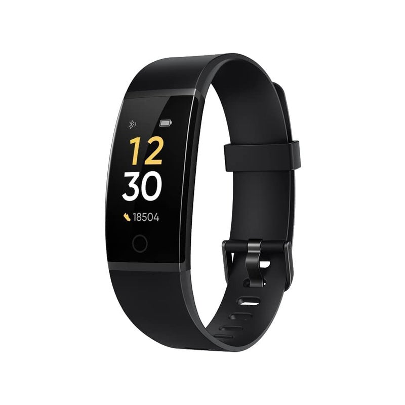 VEROX Replacement Strap Compatible with Realme Smart Band Watch Bracelet RMA 183 Strap- Black - Image 2