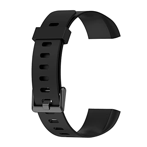 VEROX Replacement Strap Compatible with Realme Smart Band Watch Bracelet RMA 183 Strap- Black - Image 1