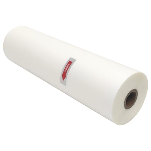INTBUYING 12.5 Inch x 656 Ft BOPP Glue-Based Soft-Touch Laminating Film, 1 Roll 1.4 mil Thickness Matte Thermal Laminating Film Roll for Protecting Documents, Photos, Drawings and Other Art Printings - Image 3