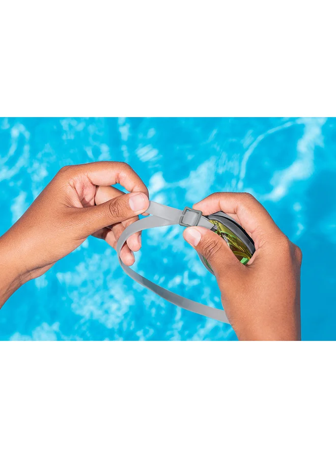 بست واي Bestway, Resurge Swimming Goggles for Kids Anti Fog UV Protection Swim Glasses Adjustable Strap Leak Proof Pool Goggles Assorted Colors 1 Pc