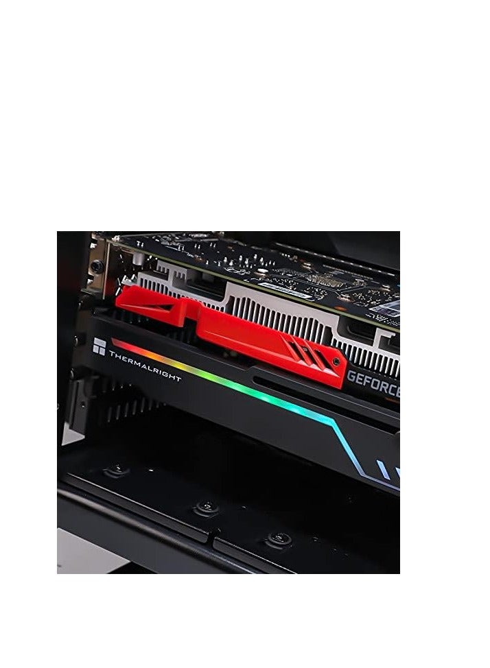 ثيرمالرايت حامل دعم تقويم وحدة معالجة الرسومات TR-GCSF من ثيرمال رايت مع إضاءة ARGB، إطار معدني، طول قابل للتعديل، إضاءة ARGB 5V - Image 3