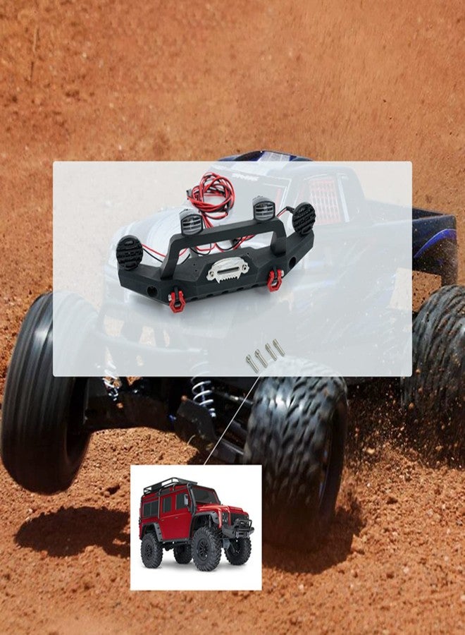 GoolRC RC Car Front Bumper RC Climbing Car Metal Front Bumper Compatible with 1/10 TRX4 Axial SCX10 90046 SCX10 III AXI03007 AXI03003 RC Car Accessory Parts - Image 4