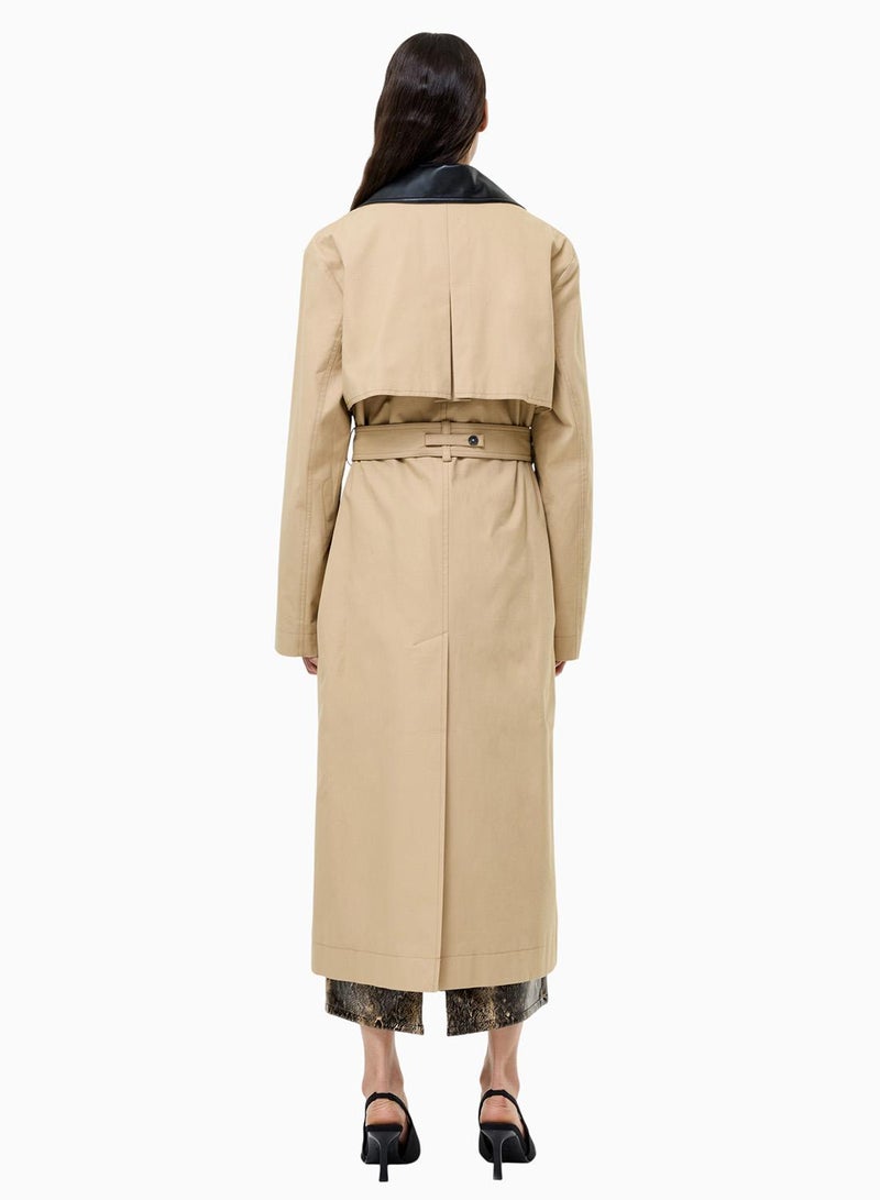 French Connection Dasha Cotton Twill Trench Coat - Image 4