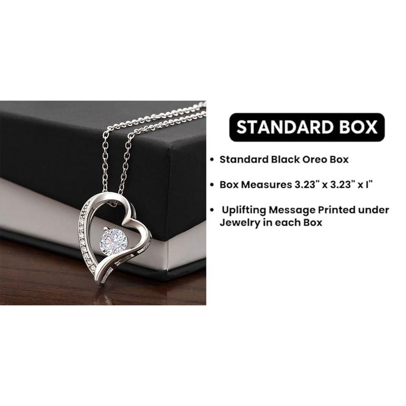 CALLA DECORGIFTS To My Beautiful Soulmate 'Forever Love' Gift Necklace Box With Amazing, Wearing Husband's Love - #19 - Image 2
