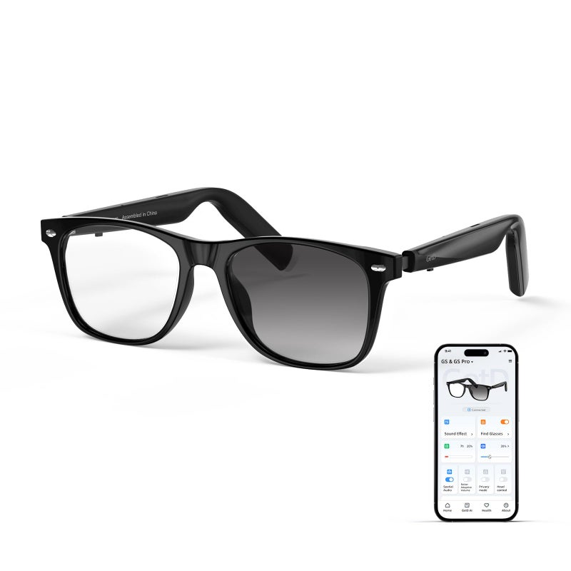 GetD 2026 AI Glasses for Men & Women, Smart Glasses Powered by ChatGPT, AI Real-time Translation with 145 Languages, 11H Music Play, Bluetooth Glasses with Photochromic Lens for Daily Use, Travel - Image 1
