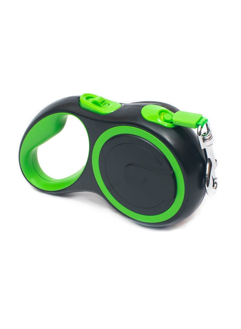 PL - Pet Retractable Leash Small 5M/20KG - Green