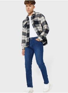PRODUKT Mid Wash Slim Fit Jeans  - Image 4