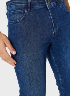 PRODUKT Mid Wash Slim Fit Jeans  - Image 3