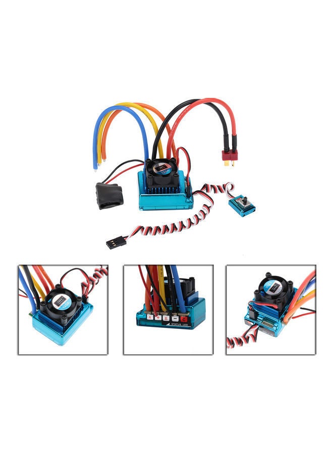 NIBEMINENT 120A Sensored Brushless Speed Controller ESC for 1/8 1/10 1/12 Car Crawler - Image 2