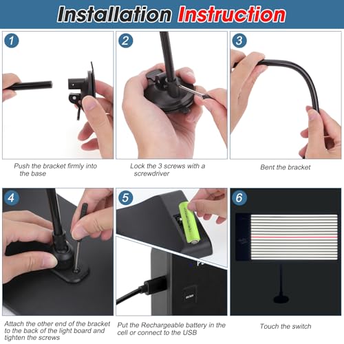 Biupky Dent Reflection Line Board, Led Dent Reflector Board Dent Remover Tool for Car, Dent Repair Board, Paintless Dent Repair Removal Tool PDR Light Dent Checking Reflector Line Board - Image 5