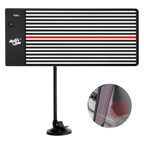 Biupky Dent Reflection Line Board, Led Dent Reflector Board Dent Remover Tool for Car, Dent Repair Board, Paintless Dent Repair Removal Tool PDR Light Dent Checking Reflector Line Board - Image 1