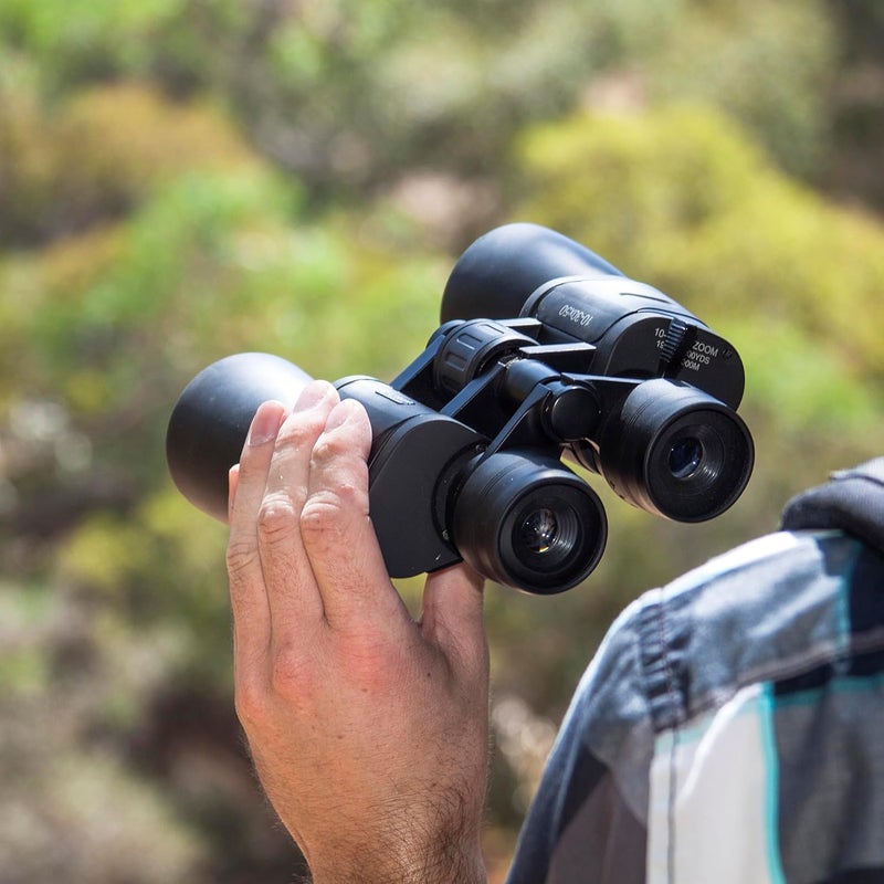 BARSKA Barska Gladiator 1030x50 Zoom Binoculars with Tripod Adaptor for Stargazing Birding Hiking Sports Travelling Camping - Image 3