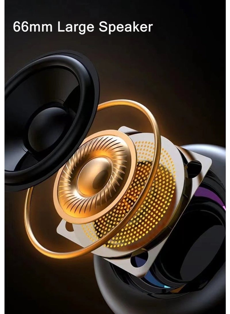 G2389 Colorful Tire RGB Wireless Bluetooth Speaker, Portable Multi-function Speaker - Image 4