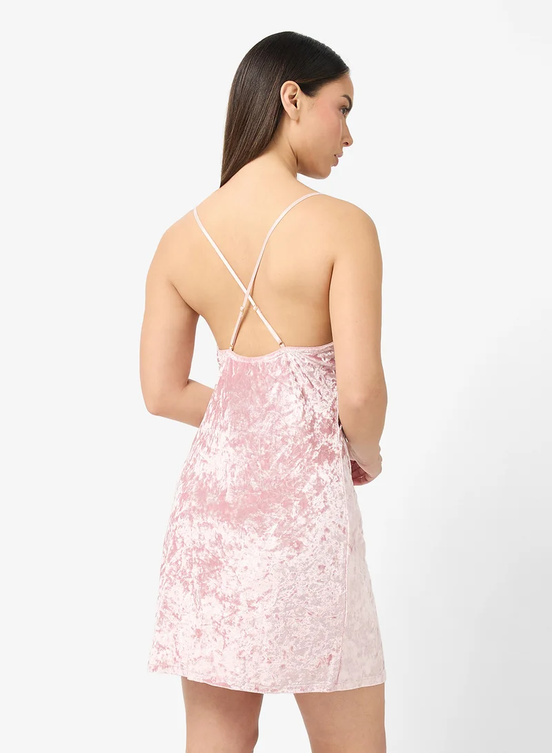 Ginger Velvet Slip Dress