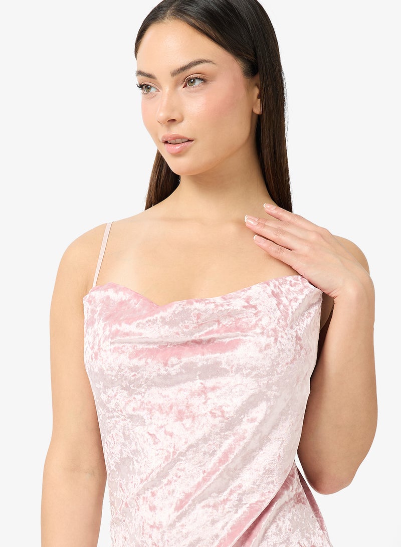 Ginger Velvet Slip Dress - Image 3