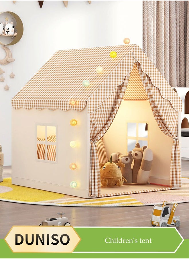 DUNISO Large Kids Tent House Indoor Outdoor, portable tent game houses, princess castle tents, baby playhouses,kids indoor play room toys,with storage bags, suitable for children aged 1 to 12  - Image 1