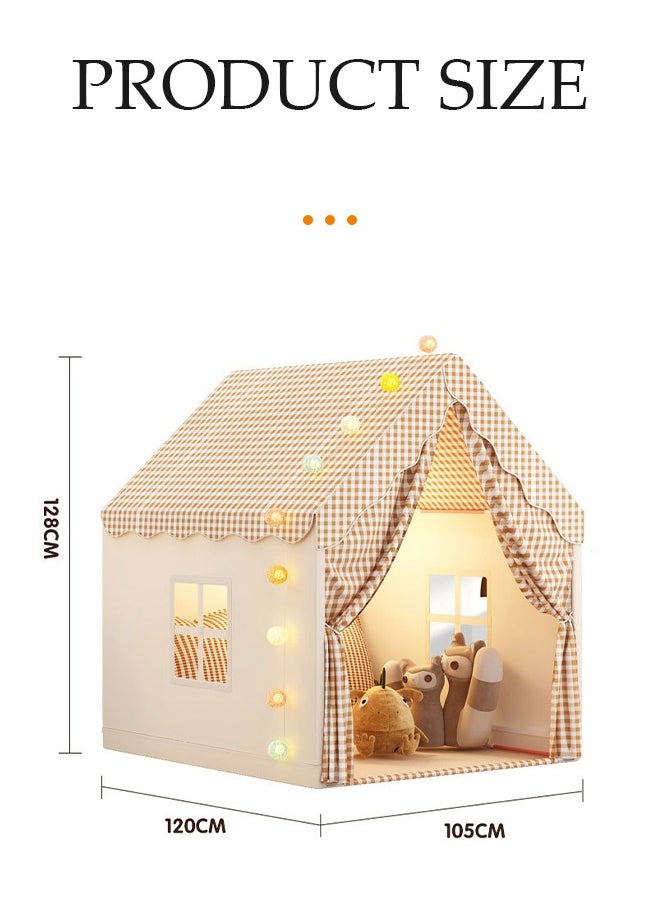 DUNISO Large Kids Tent House Indoor Outdoor, portable tent game houses, princess castle tents, baby playhouses,kids indoor play room toys,with storage bags, suitable for children aged 1 to 12  - Image 2