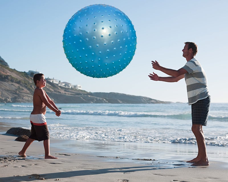 penepico Large Sensory Massage Ball for Kids  33.5"" 85CM Bouncy Exercise Balls for Toddlers  Big Inflatable Toys with Tactile Spikes  Outdoor Giant Yoga Ball  Large Beach Balls - Image 4