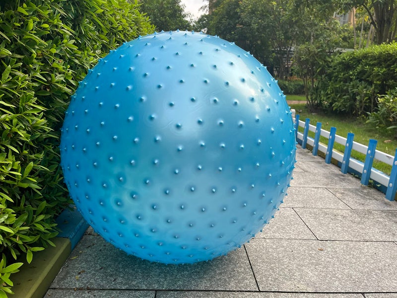 penepico Large Sensory Massage Ball for Kids  33.5"" 85CM Bouncy Exercise Balls for Toddlers  Big Inflatable Toys with Tactile Spikes  Outdoor Giant Yoga Ball  Large Beach Balls - Image 1