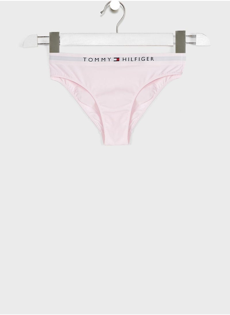 TOMMY HILFIGER - Youth 2 Pack Swim Briefs - Image 1