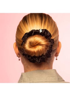 BRIGHTLY LABS 100% Pure Mulberry Silk Hair Scrunchies - Anti Hair Loss Elastic Hair Ties for Women - Set of Soft and Gentle Hair Accessories for Healthy Hair.  - Image 4