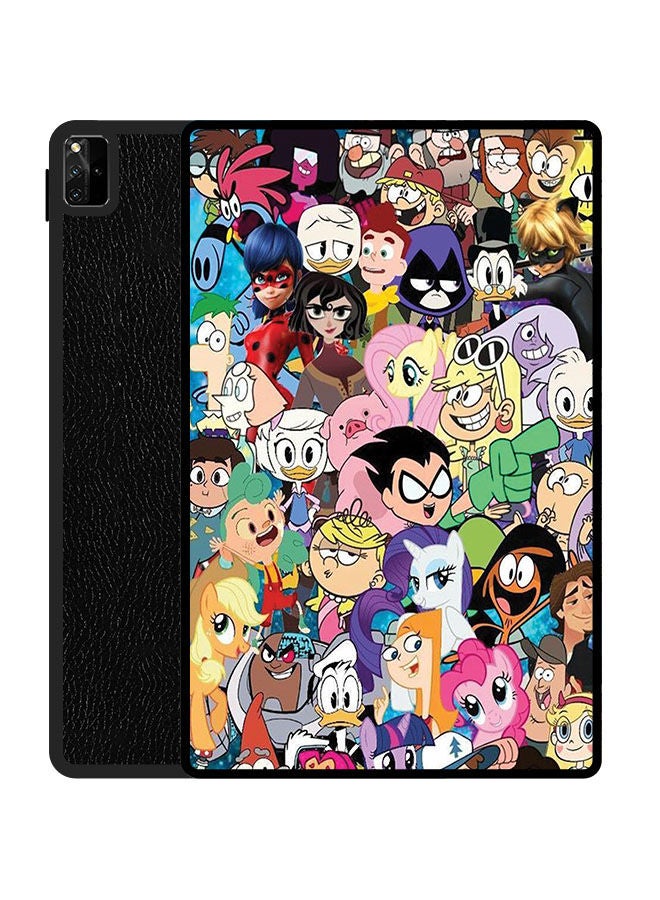 Theodor Protective Flip Case Cover For Huawei MatePad Pro 12.6 2021 Comic Characters - Image 1