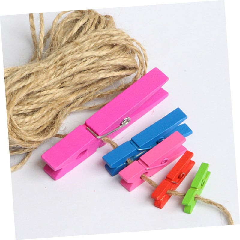 Solid anti-deform Photo Clips and Wooden Memo Clamps 3cm Assorted Color 200 Pieces for Birthday Party Photo Wall Hanging Display and Note Holding Random Color Globally trusted quality Salt mist resistant Heat insulation layer Flexible use switching General purpose design Integrated warehouse solution Multi-budget available picks Modern practical shape Assorted color options Slow wear optimized quality Stable base Connectable modular Surface safe Economical varied design options Market need oriented construction Multi-demand satisfied design Safe material Minimal design Market mainstream color picks Shock rubber edge Simple upgraded construction Chemical free Wide range expanded design Cost effective global grade quality - Image 4