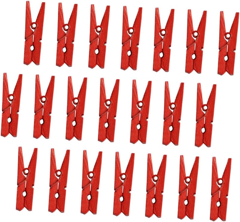 Solid anti-deform Photo Clips and Wooden Memo Clamps 3cm Assorted Color 200 Pieces for Birthday Party Photo Wall Hanging Display and Note Holding Random Color Globally trusted quality Salt mist resistant Heat insulation layer Flexible use switching General purpose design Integrated warehouse solution Multi-budget available picks Modern practical shape Assorted color options Slow wear optimized quality Stable base Connectable modular Surface safe Economical varied design options Market need oriented construction Multi-demand satisfied design Safe material Minimal design Market mainstream color picks Shock rubber edge Simple upgraded construction Chemical free Wide range expanded design Cost effective global grade quality - Image 1