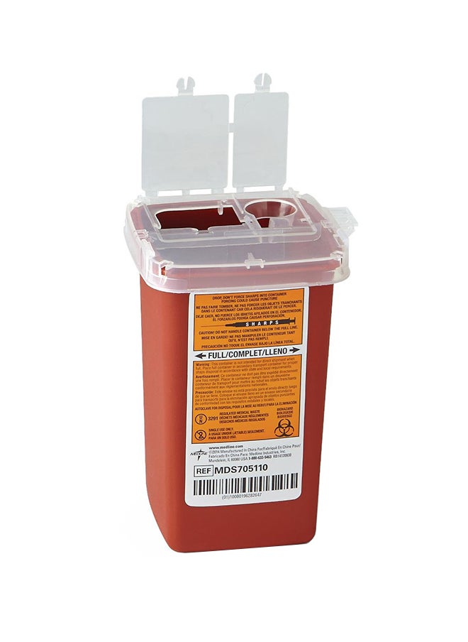 Biotouch Bio Hazard Sharps Container 1 Quart 