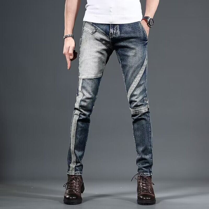 Unisex Classic Denim Jeans Loose Fit Daily Outdoor Wear - Image 1