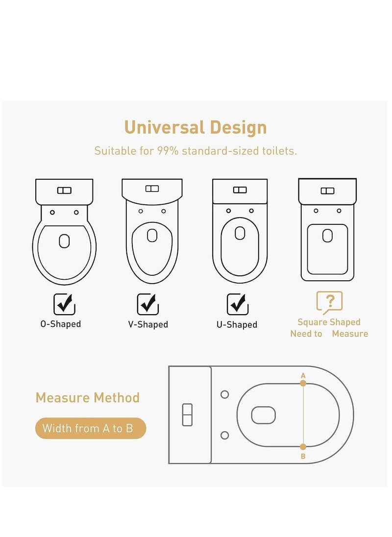 Arabest - Potty Training Seat, Folding Baby Potty Chair with Non-Slip Step Stool Ladder and Soft Cushion, Children's Toilet Seat for Toddler Boys Girls (Grey) - Image 1