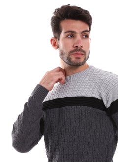 Caesar Wool Mens Pullover With Multi Design  - Image 3