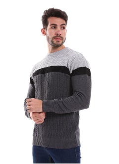 Caesar Wool Mens Pullover With Multi Design  - Image 2