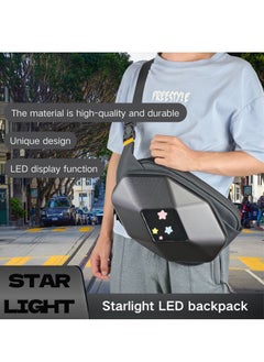 OASIS DESERT LED Display Crossbody Bag Hard Shell LED Motorcycle Shoulder Bag Waterproof and Rain Resistant Solid Fall Resistant  - Image 2