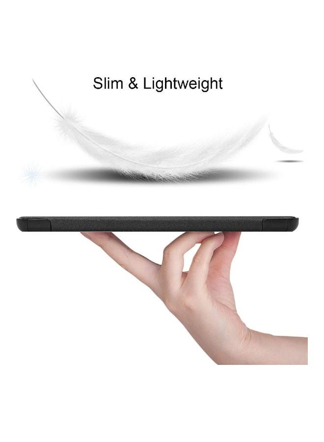 DUSALA Protective Case Cover For Samsung Galaxy Tab S7 FE, Full-Body Rugged Protective Cover with Stand, Black - Image 2