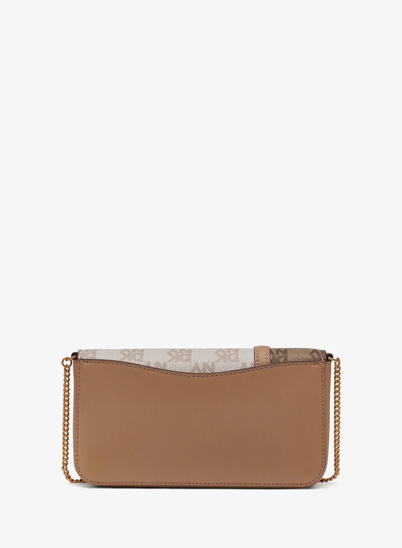 DKNY CAPPUCCINO Avril Small flap Crossbody for Women | Best Price UAE