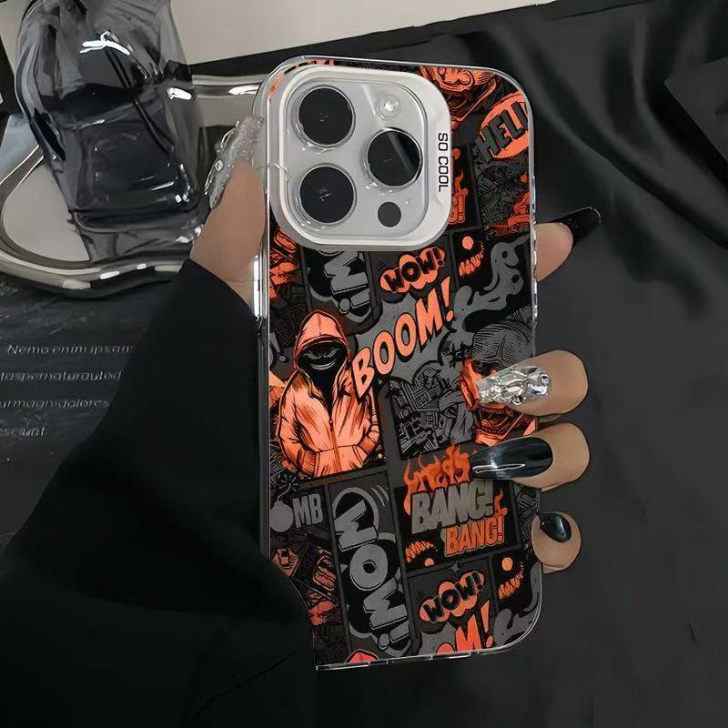 Graffiti Anime Suitable for Apple 17Promax Mobile Phone Case Iphone15/14/13 and 16Promax Trendy - Image 4